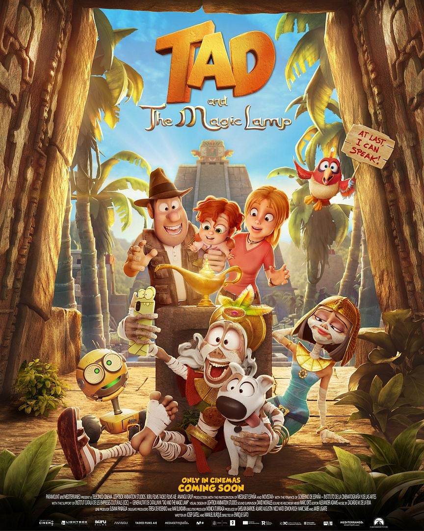 poster de Tad l'explorateur et la lampe magique